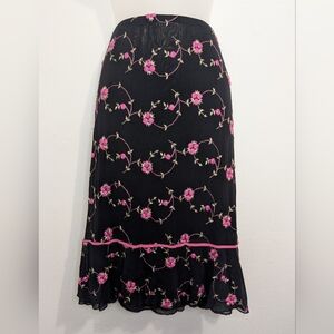 Y2K 90s Notations Floral Barbiecore Fairy Dark Academia Whimsigoth Skirt L